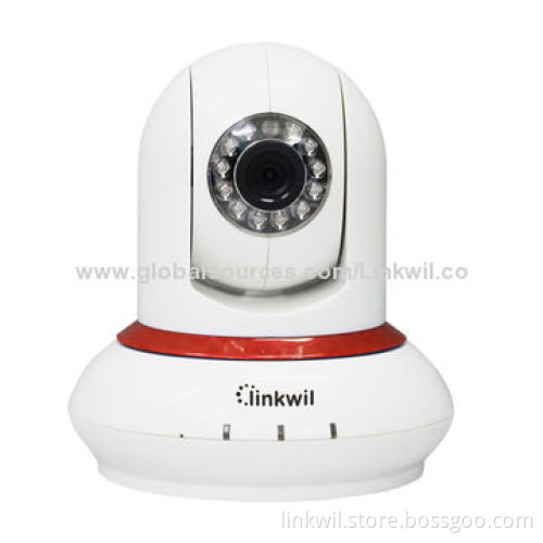 IP camera with 1280x720 pixels, supports onvif, pan, tilt, micro SD card, two way audio